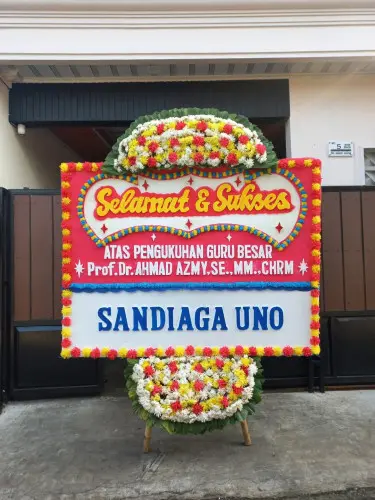 Papan Bunga Opening pengambangan